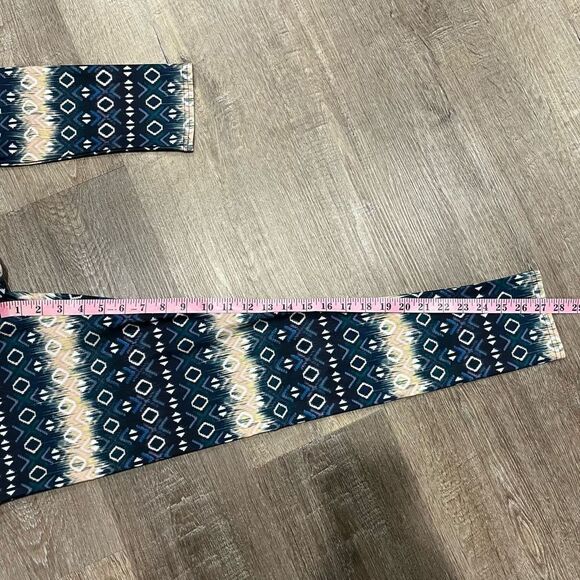 AMERICAN EAGLE GEOMETRIC AZTEC TRIBAL STRETCH ANKLE LEGGINGS - Picture 5 of 5